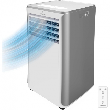 Aire Acondicionado Portátil Cecotec 9000 BTU con Bomba de Calor y Múltiples Modos